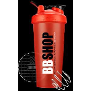 BBSHOP шейкер красный с сеточкой и венчиком (600мл) BBSHOP шейкер красный с сеточкой и венчиком (600мл)